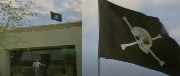 Canvas Pirate Flag (Hand Painted)