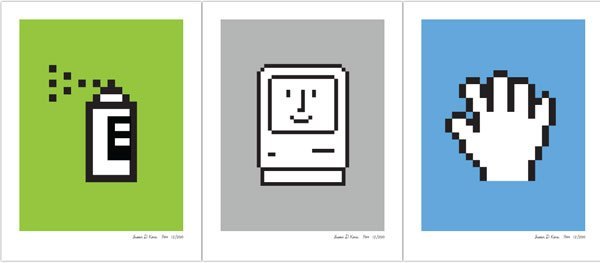 Boing Boing — Susan Kare's Limited Edition Macintosh Icon Prints